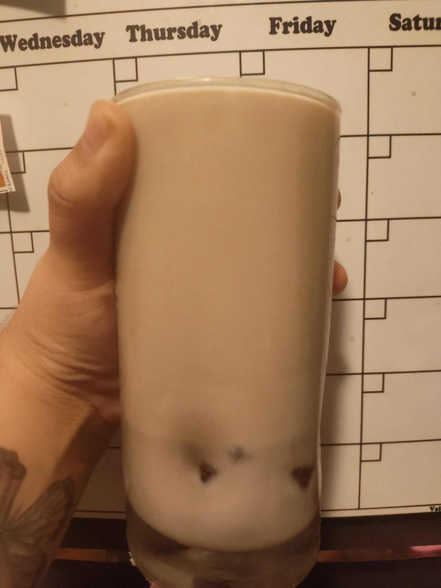Ice coffee candle that smells like coffee