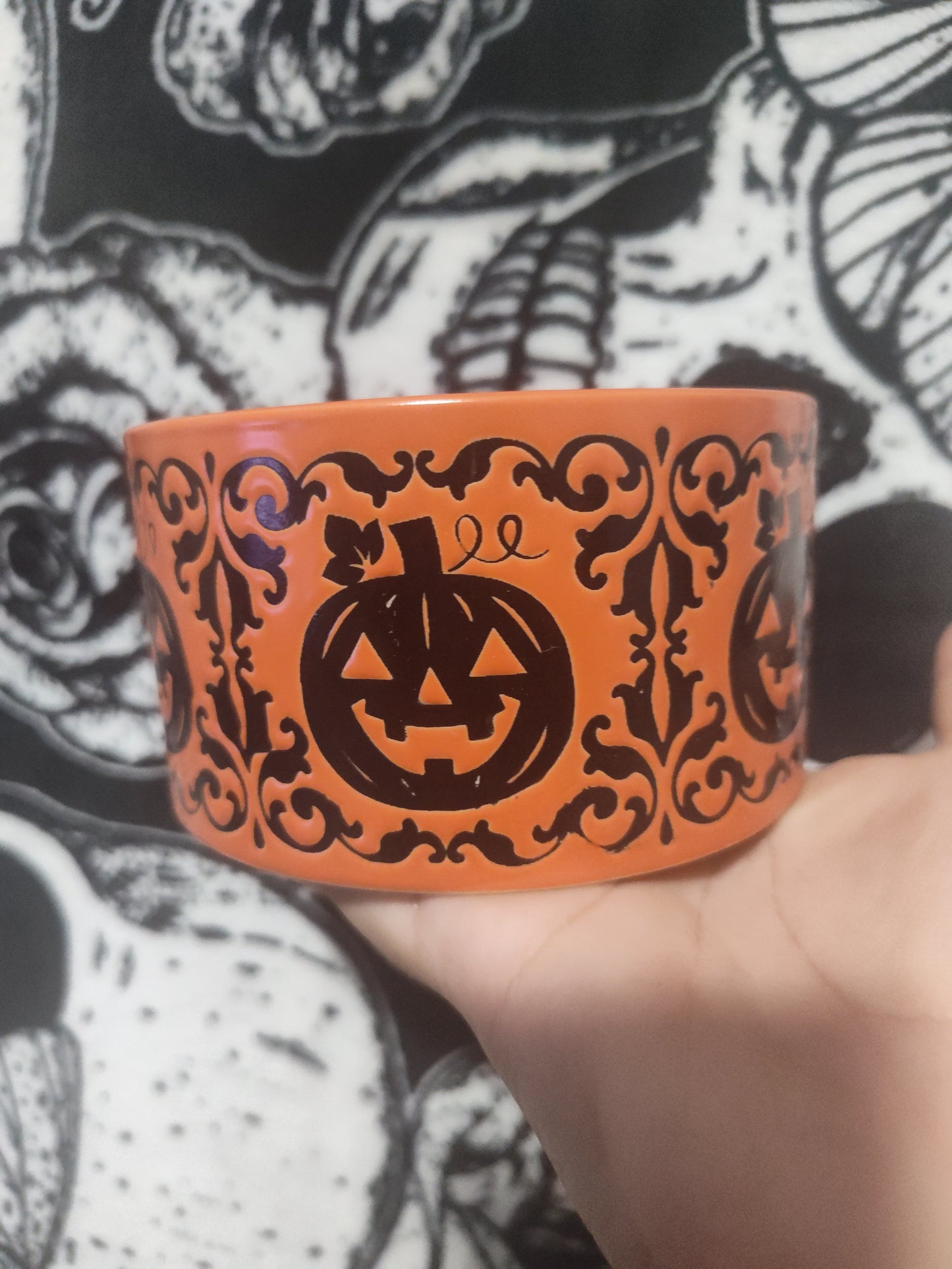 Pumpkin candle