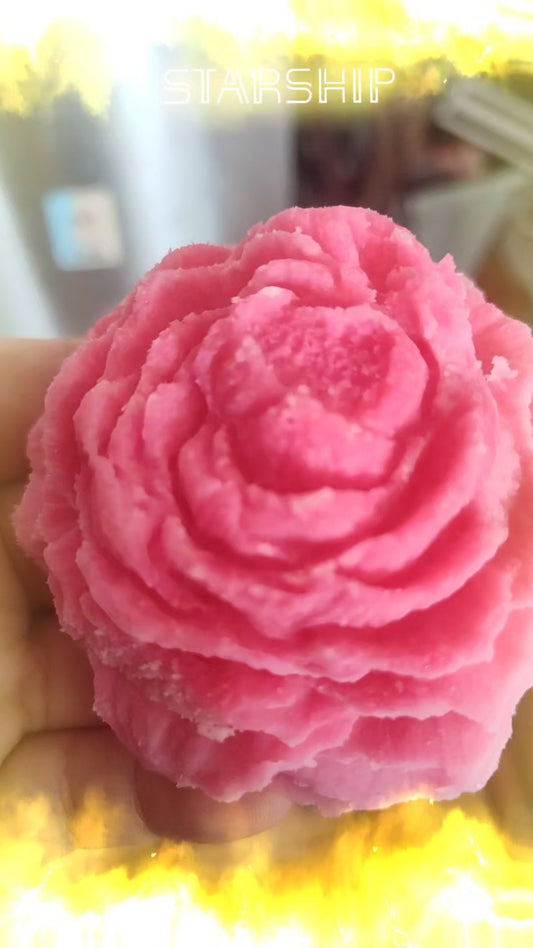 Homemade rose scented melts